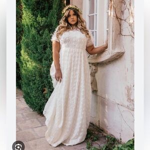 JessaKae Victoria Dress in White Size 2X and XL Available